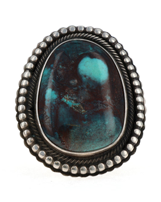 Natural Bisbee Turquoise Statement Ring