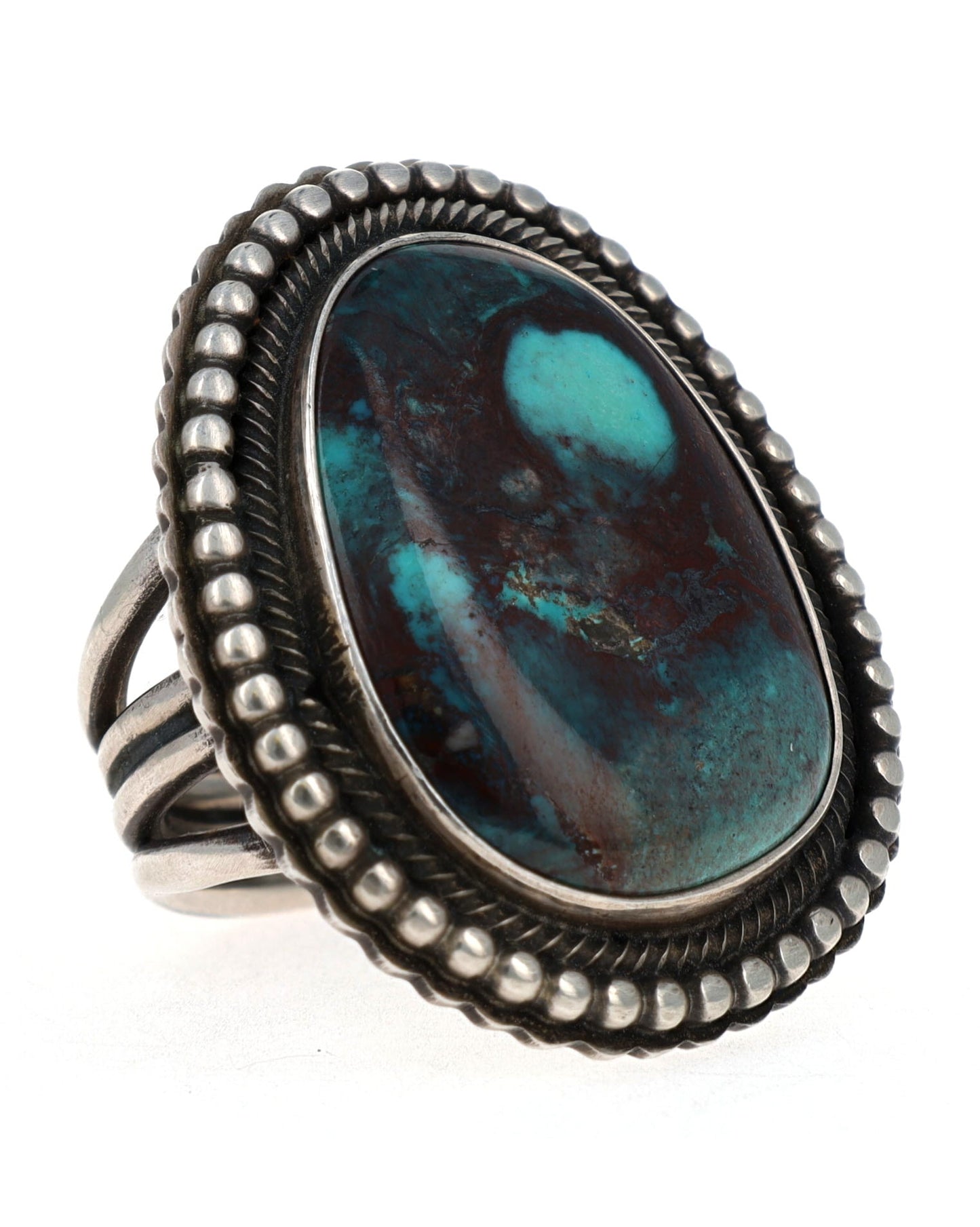 Natural Bisbee Turquoise Statement Ring