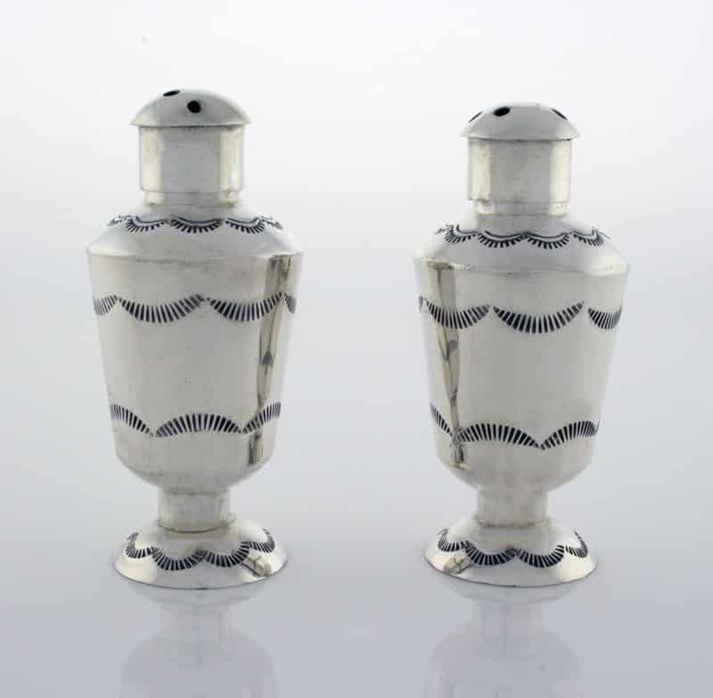 Sterling Silver Salt And Pepper Shaker Set