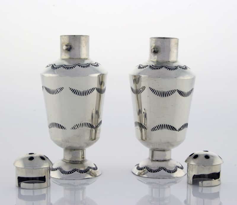 Sterling Silver Salt And Pepper Shaker Set