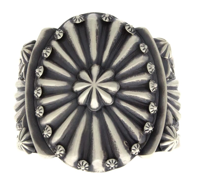 Sterling Silber Concho Stil Armband