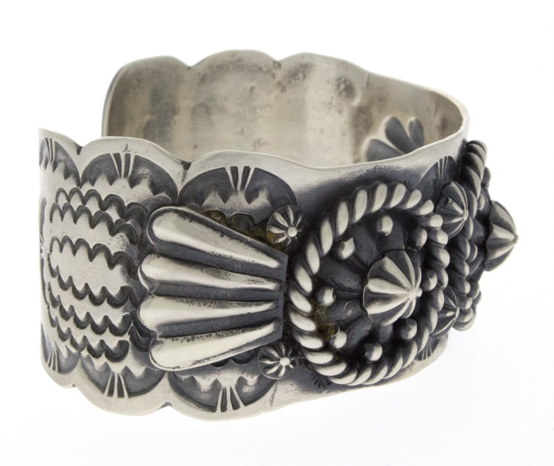 Sterling Silber Concho Stil Armband