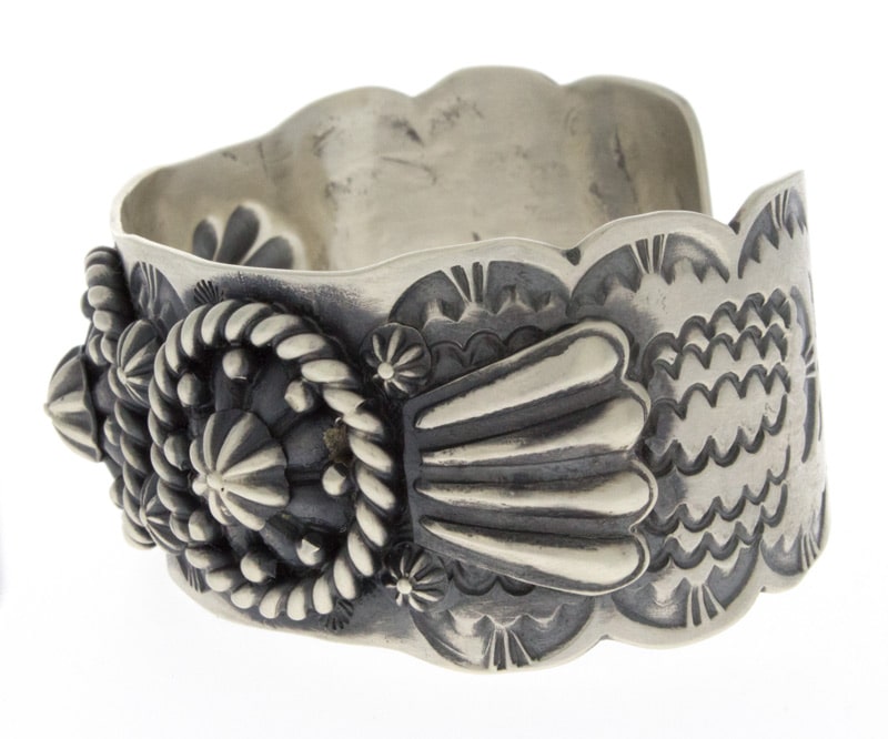 Sterling Silber Concho Stil Armband