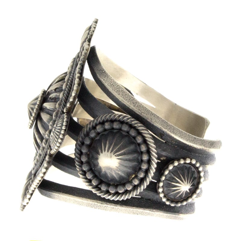 Bracelet en argent sterling style concho