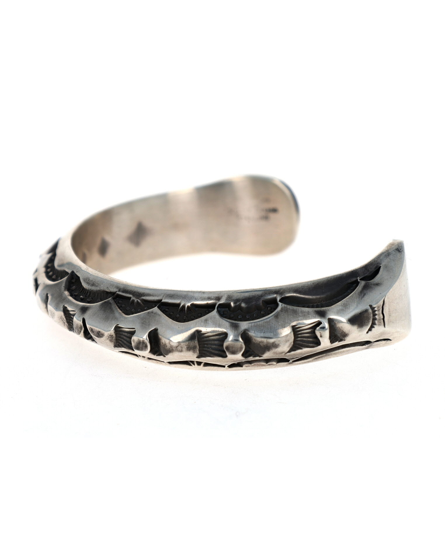 Heavy Gauge Sterling Silver Triangulated Bracelet