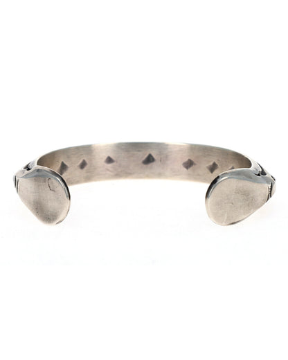 Heavy Gauge Sterling Silver Triangulated Bracelet