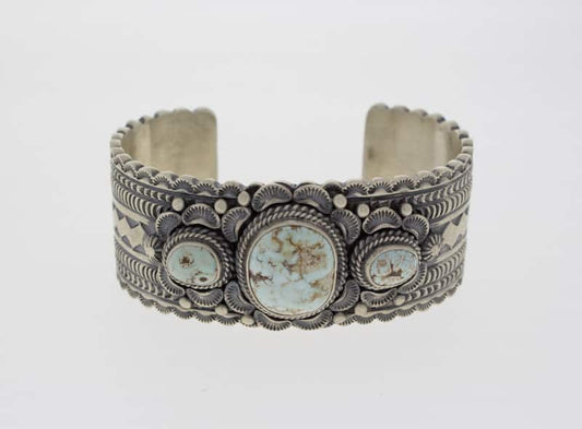 Dry Creek Turquoise 3-Stone Row Bracelet