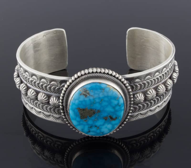 Birdseye Kingman Turquoise Bracelet