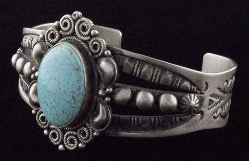 Bracelet en turquoise naturelle #8