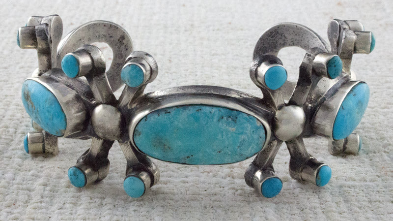 Tufa-Stein-Guss-Armband aus natürlichem Kingman-Turquoise