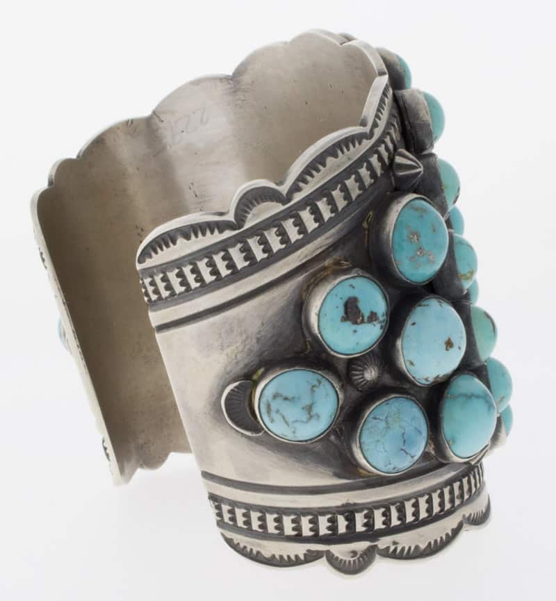 Natural Persian Turquoise Cluster Bracelet