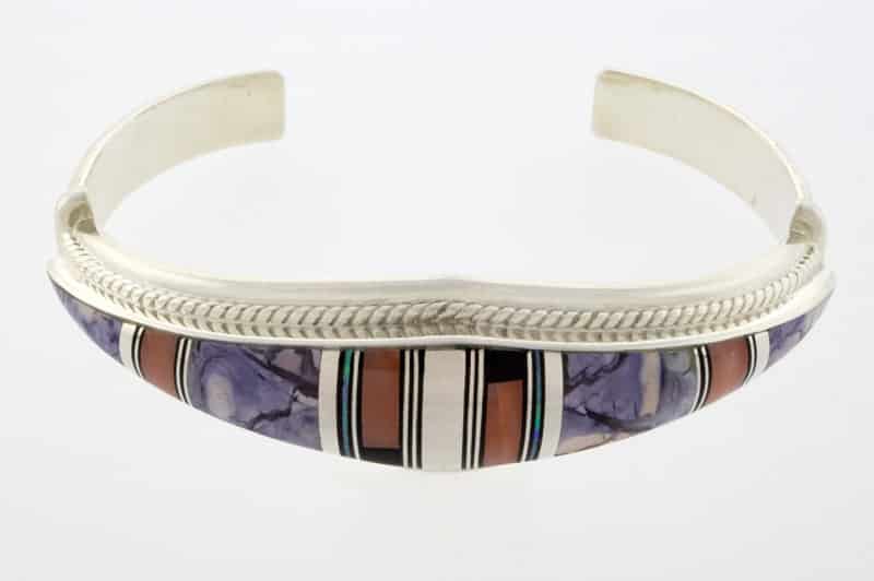 Multi-Stone Inlay Bracelet