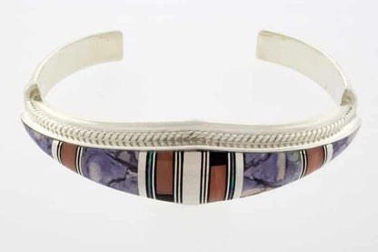 Multi-Stone Inlay Bracelet