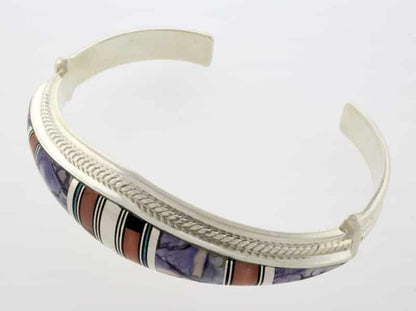 Multi-Stone Inlay Bracelet