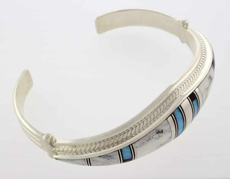 Multi-Stone Inlay Bracelet