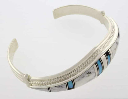 Multi-Stone Inlay Bracelet