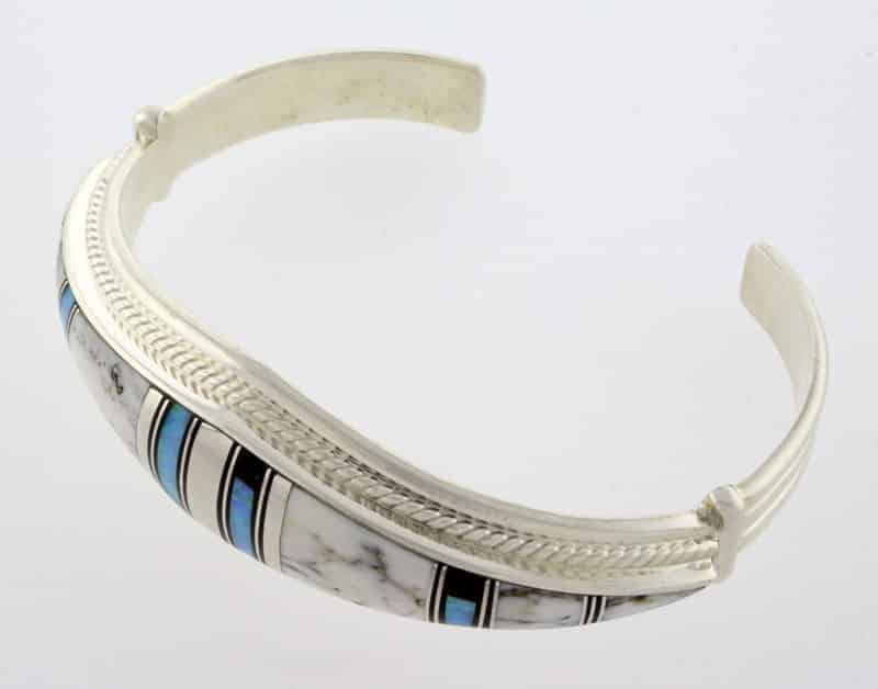 Multi-Stone Inlay Bracelet