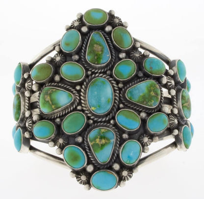 Sonoran Gold Turquoise Cluster Bracelet