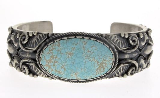 Bracelet en turquoise naturelle #8