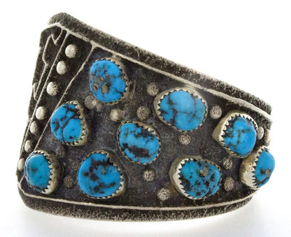 Tufa-Guss Armband aus natürlichem Kingman-Turquoise