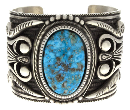 Natürlicher Kingman-Turquoise-Armband