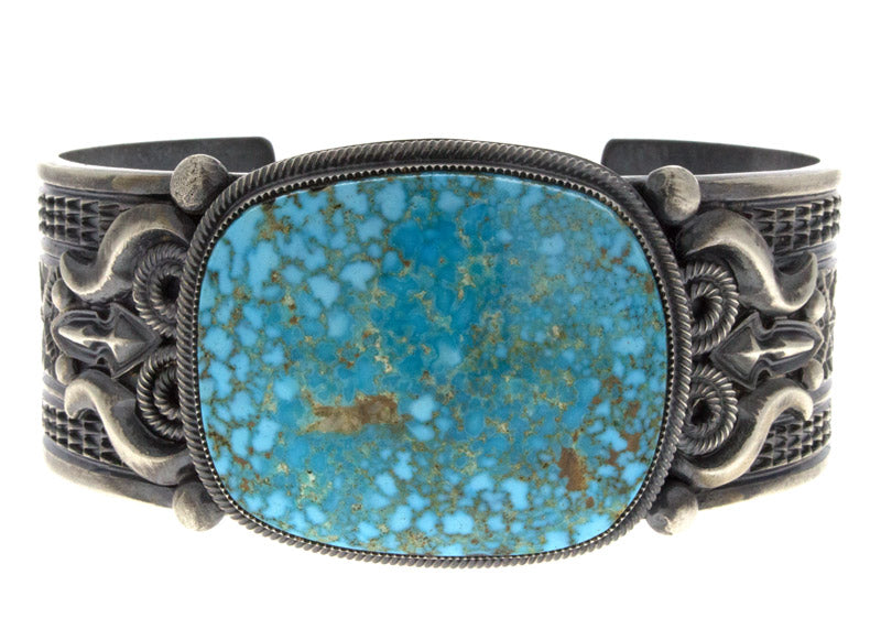 Bracelet en turquoise Kingman Birdseye naturel