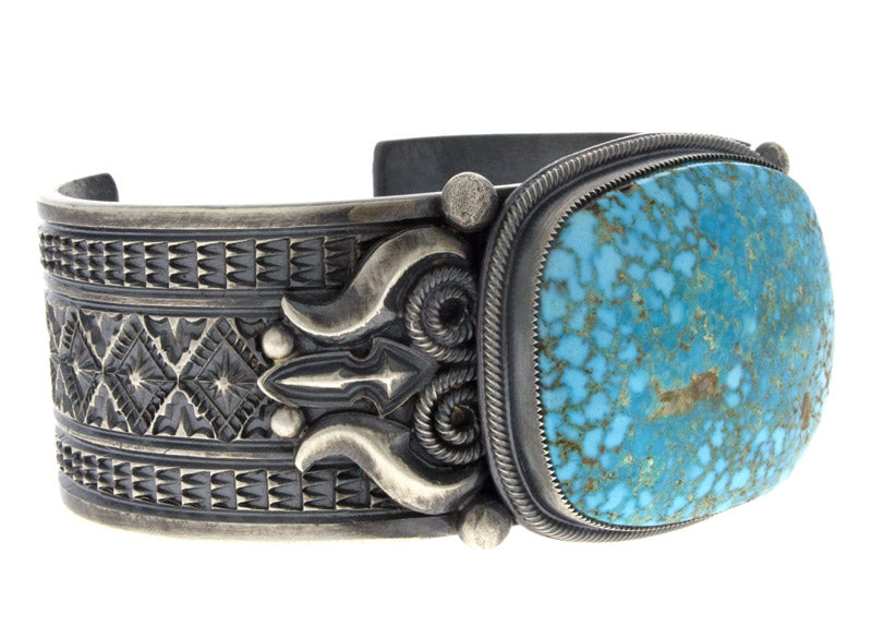 Bracelet en turquoise Kingman Birdseye naturel