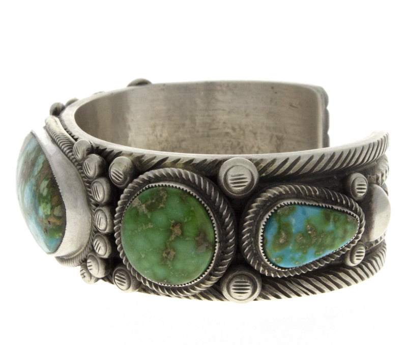 Sonoran Gold Turquoise 5-Stein Reihe Armband