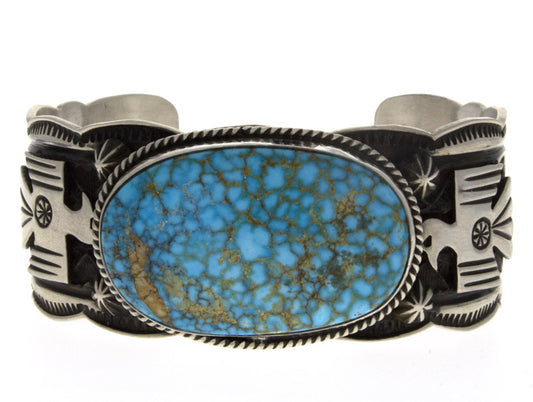 Natural Birdseye Kingman Turquoise Bracelet