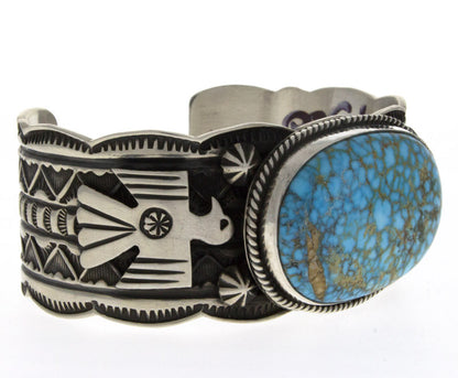 Natural Birdseye Kingman Turquoise Bracelet