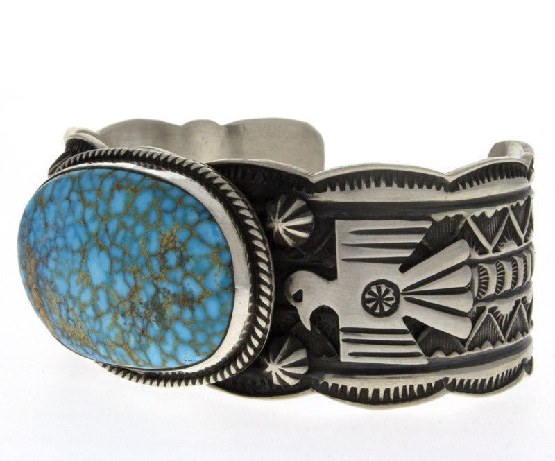 Natural Birdseye Kingman Turquoise Bracelet