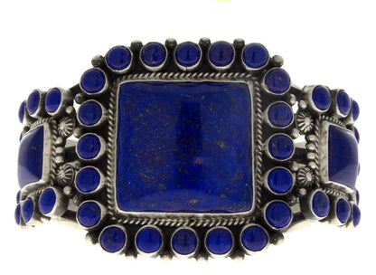 Natural Lapis Cluster Bracelet