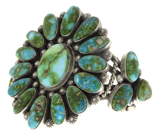 Sonoran Gold Turquoise Cluster Bracelet