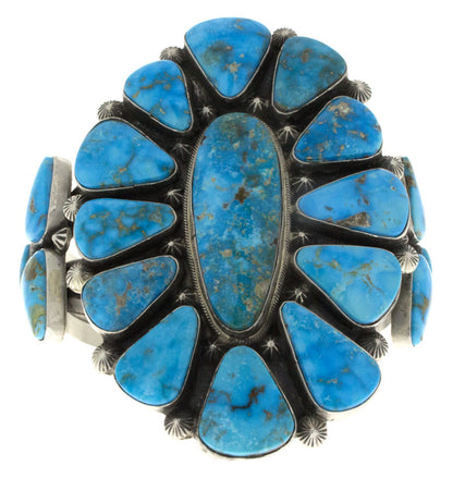 Sonoran Rose Turquoise Cluster Bracelet