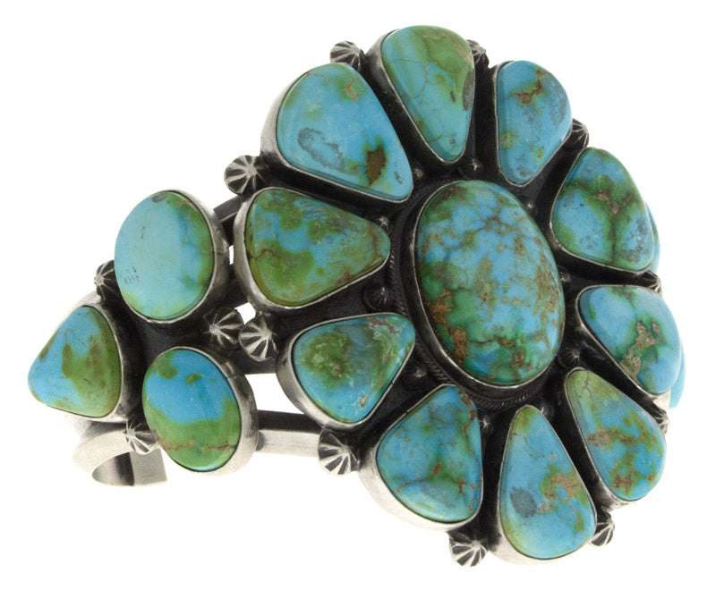 Sonoran Gold Turquoise Cluster Bracelet