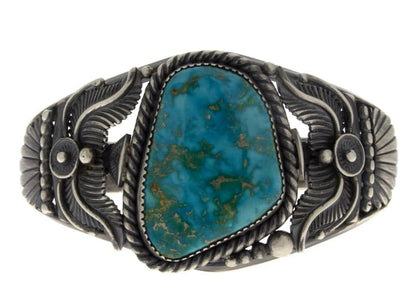 Natürlicher blauer Edelstein-Turquoise-Armband