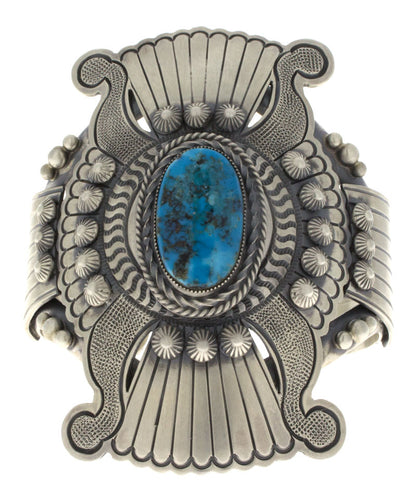 Natürlicher Morenci-Turquoise-Armband