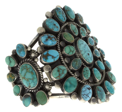 Natural Nevada Turquoise Cluster Bracelet