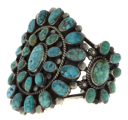 Natural Nevada Turquoise Cluster Bracelet