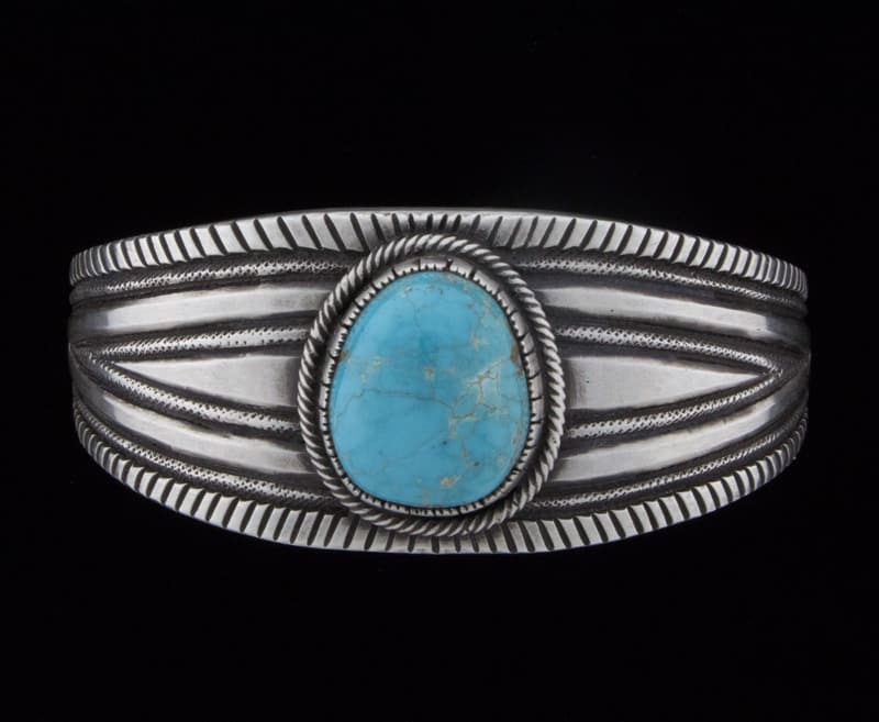 Natural Fox Turquoise Bracelet