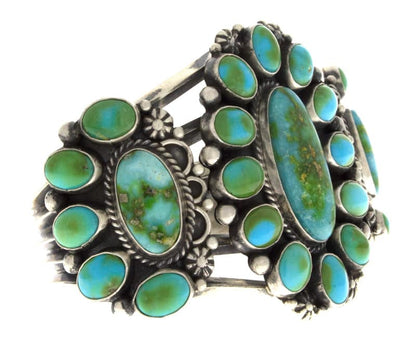 Sonoran Gold Turquoise Cluster Bracelet