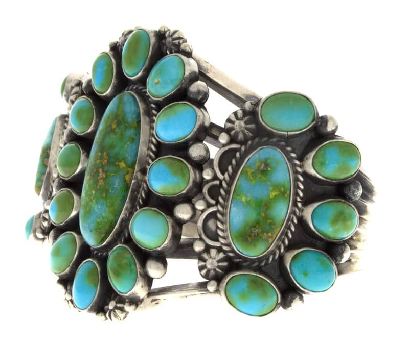 Sonoran Gold Turquoise Cluster Bracelet