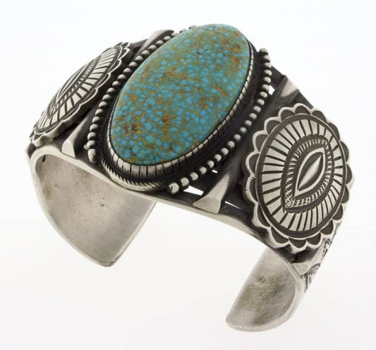 Natürlicher Kingman-Turquoise-Armband