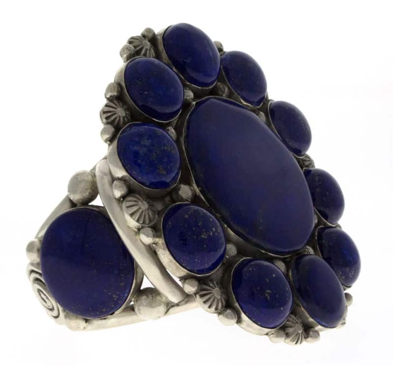 Bracelet en cluster de lapis naturel