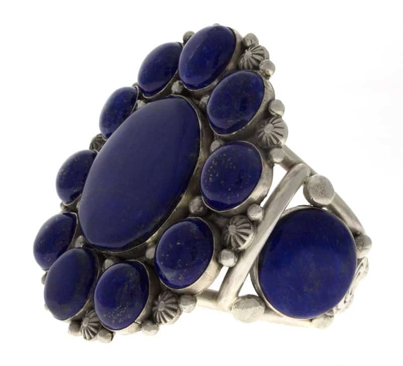 Bracelet en cluster de lapis naturel