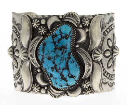 Natural Free-Form Sleeping Beauty Turquoise Bracelet