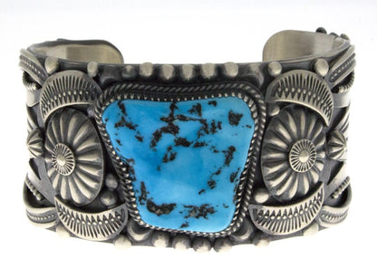 Natural Free-Form Sleeping Beauty Turquoise Bracelet