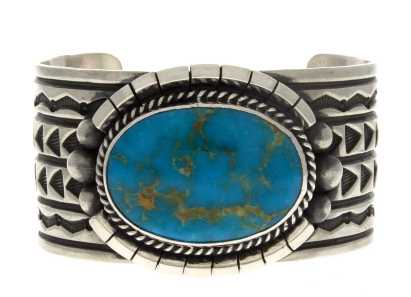 Natural Sonoran Rose Turquoise Bracelet