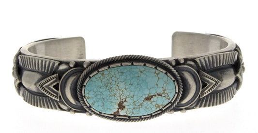 Bracelet en turquoise naturelle #8