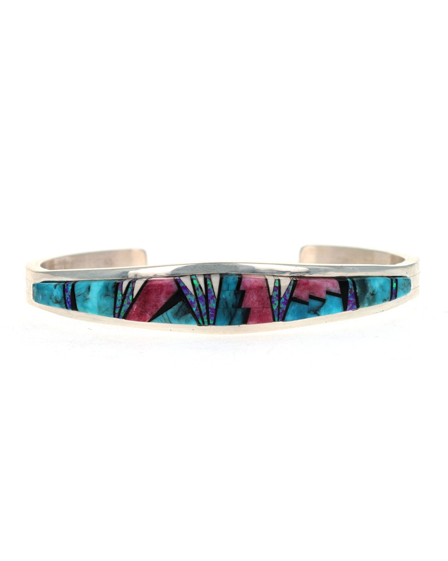 "Stackable" Multi-Color Inlay Bracelet